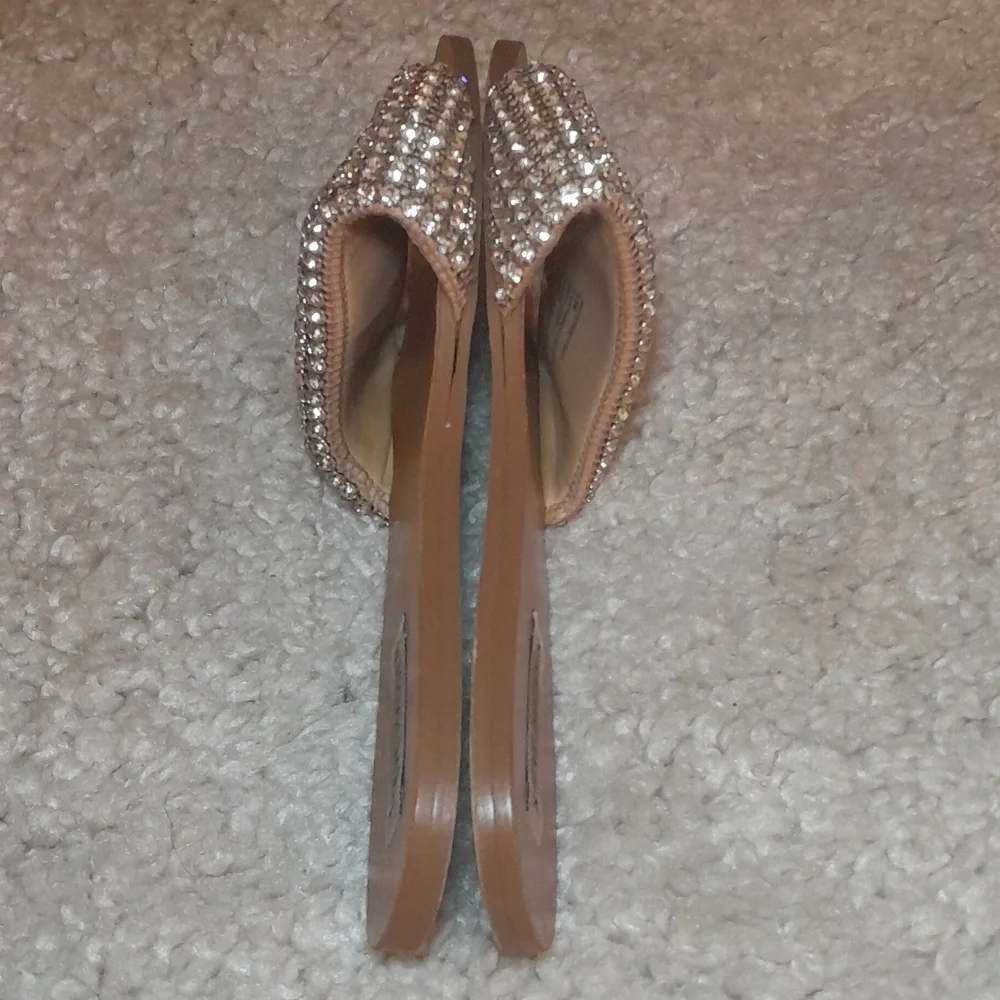 STEVE MADDEN Heather Blingy Sandal Slides Size 8.5 - Picture 10 of 17